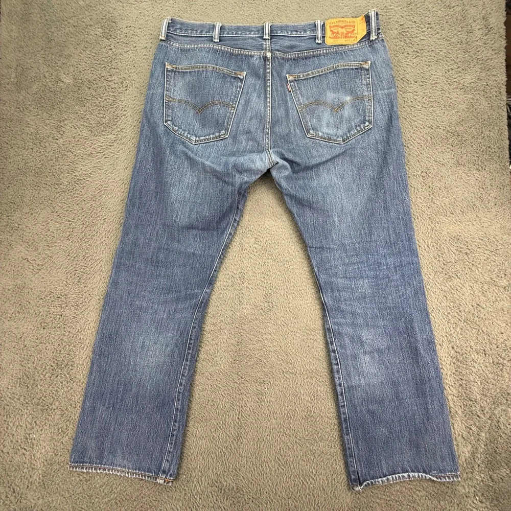 Levi's 501 Original Fit Jeans Mens‎ 40x32 Blue Medium Wash Button Fly Straight